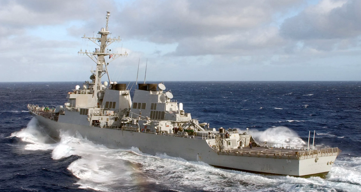 Американский ракетный эсминец «Barry»