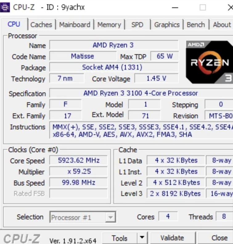 AMD ryzen