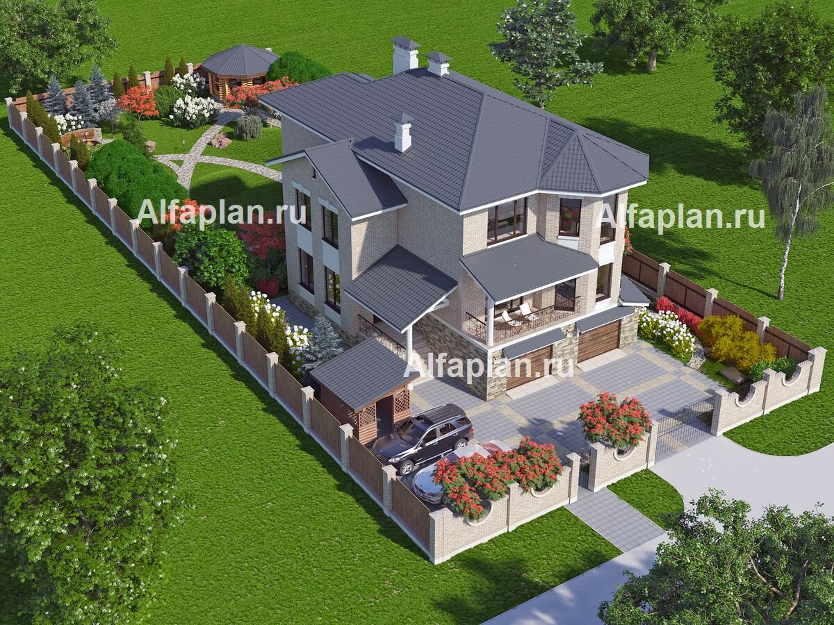 Проект участка от "Альфаплан"