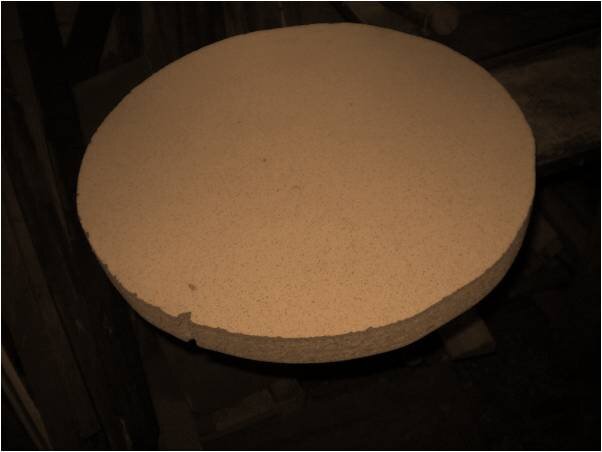 Оставшийся круг после установки мойки