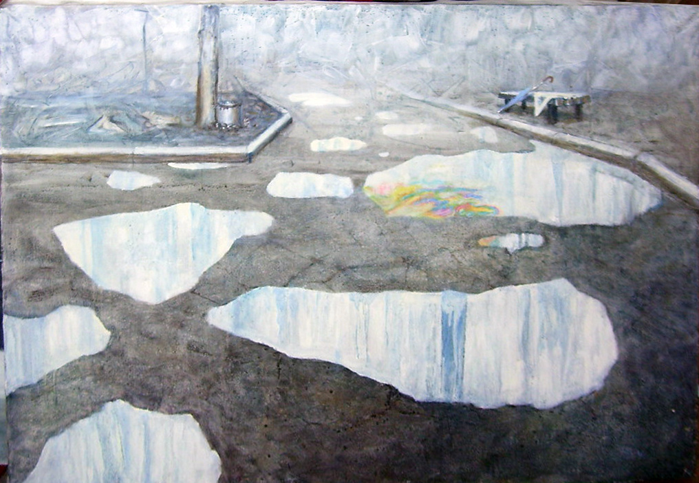 "Дождь на асфальт "  Владимир Григорьевич Коваленко  