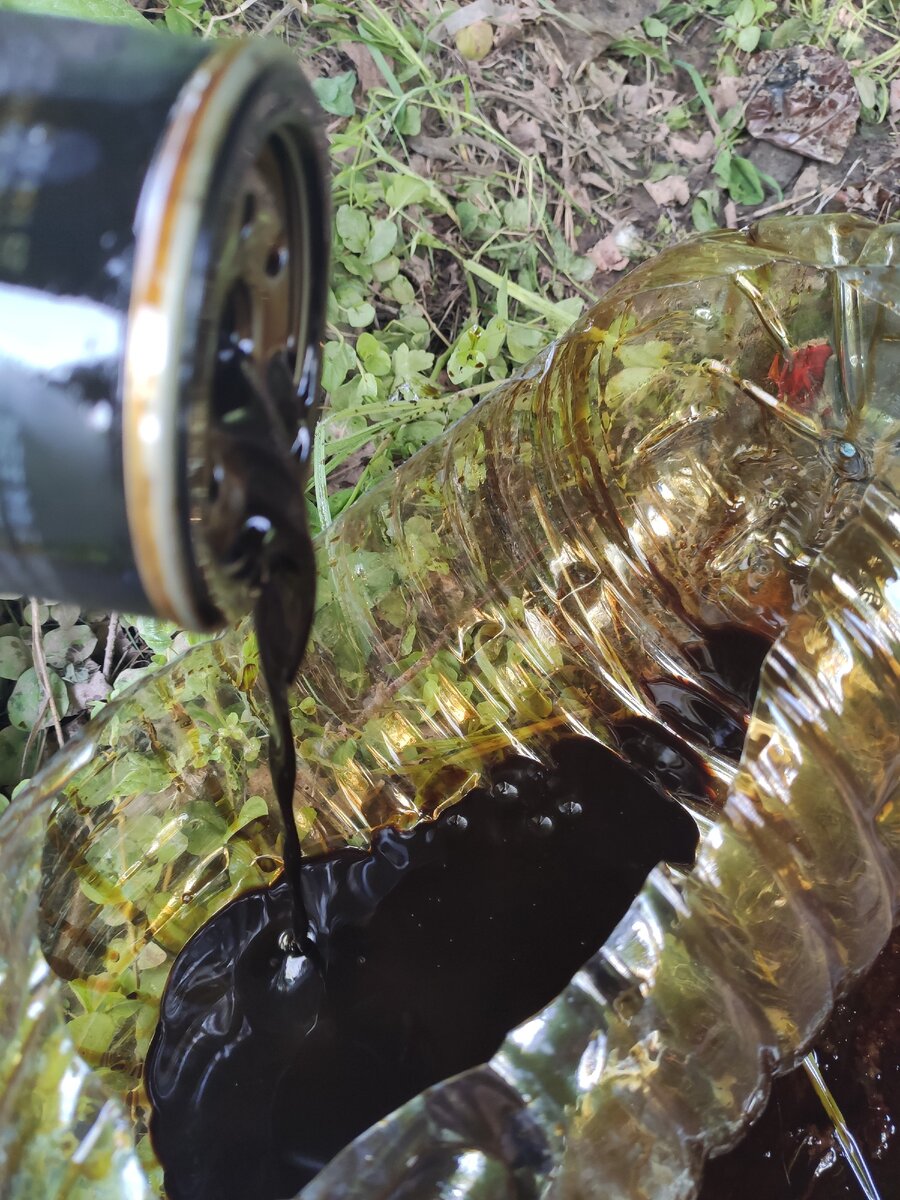 Масло после 35000 км пробега