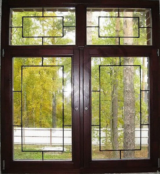 Как обычные пластиковые окна преобразить в дизайнерские 