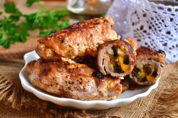 Мясные рулетики