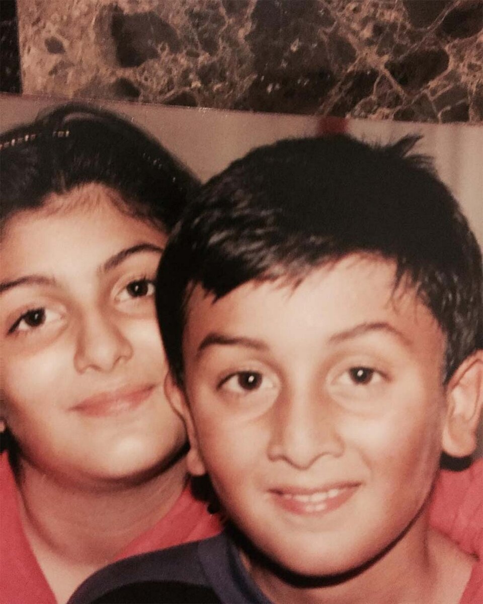 Ранбир Капур, детское фото / источник фото: zeenews.india.com