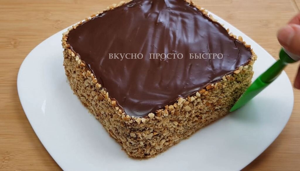 Шоколадный торт без выпечки – рецепт на канале Вкусно Просто Быстро 