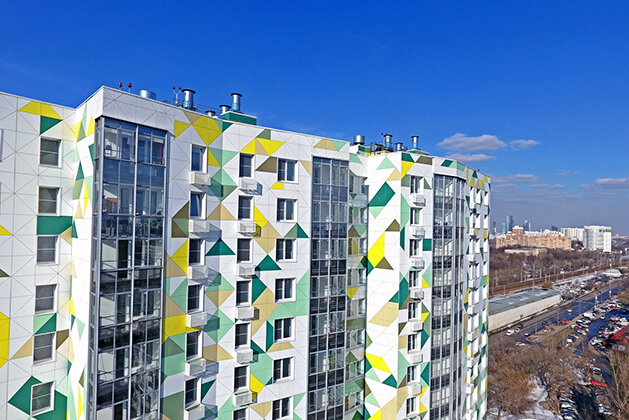 Один из построенных домов для переселенцев из хрущевок. Фото: старина.москва