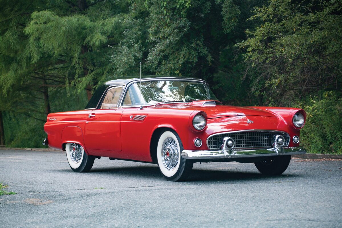 Ford Thunderbird 1955 Yellow Limited