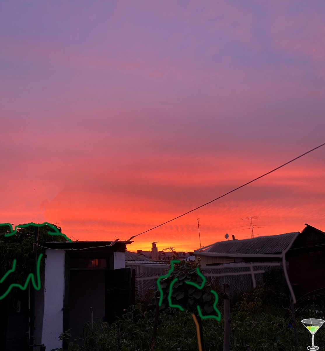 Закат был красивый, но не хотелось, чтобы история повторилась