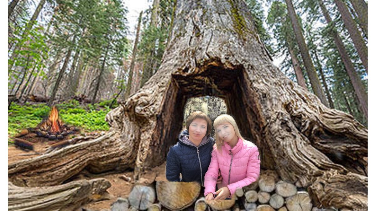 Две сестры, фото из архива.