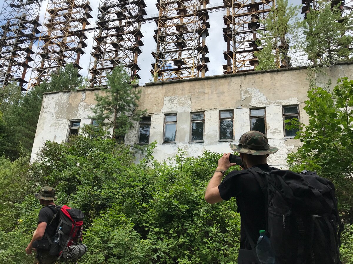 Заброшенный военный объект в Чернобыле - учебный центр на территории ЗГРЛС Дуга