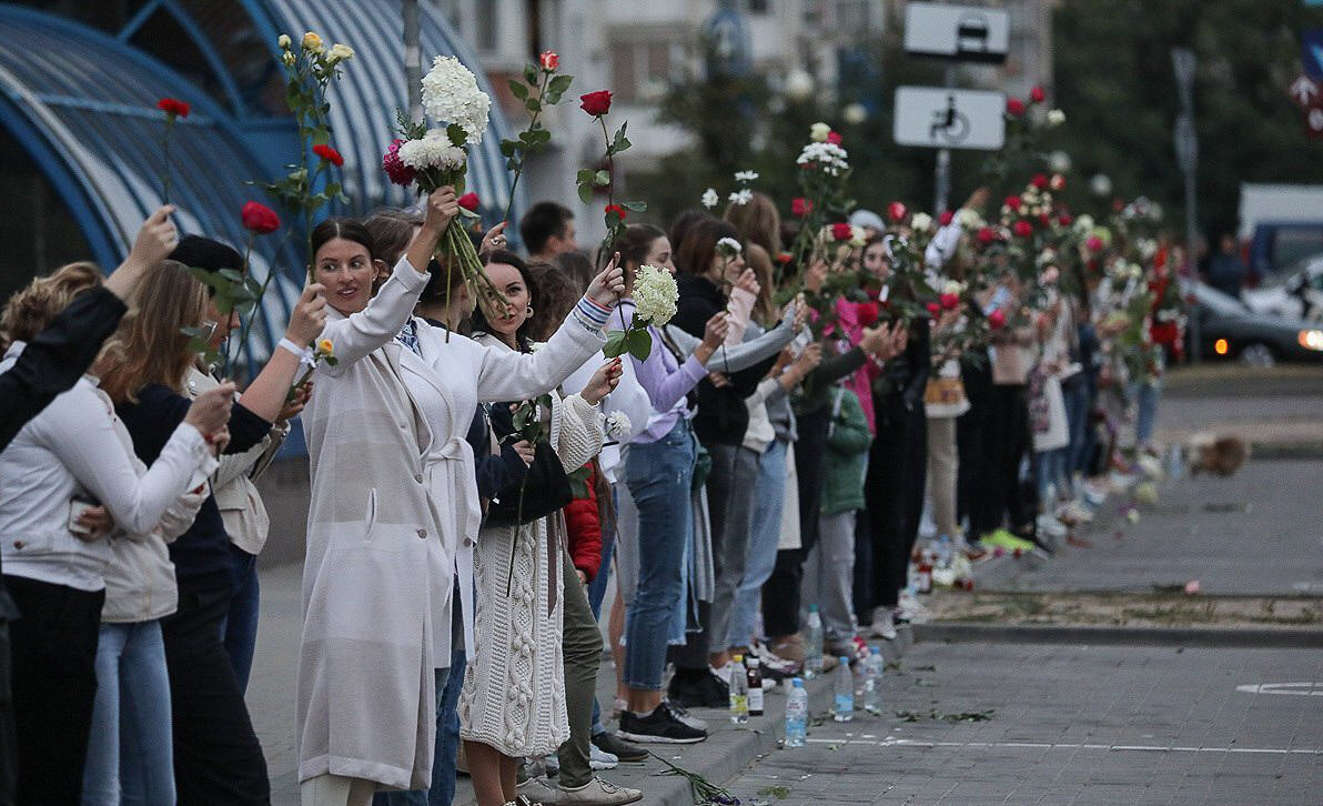Живые цепи в Минске. Фото: Яндекс картинки