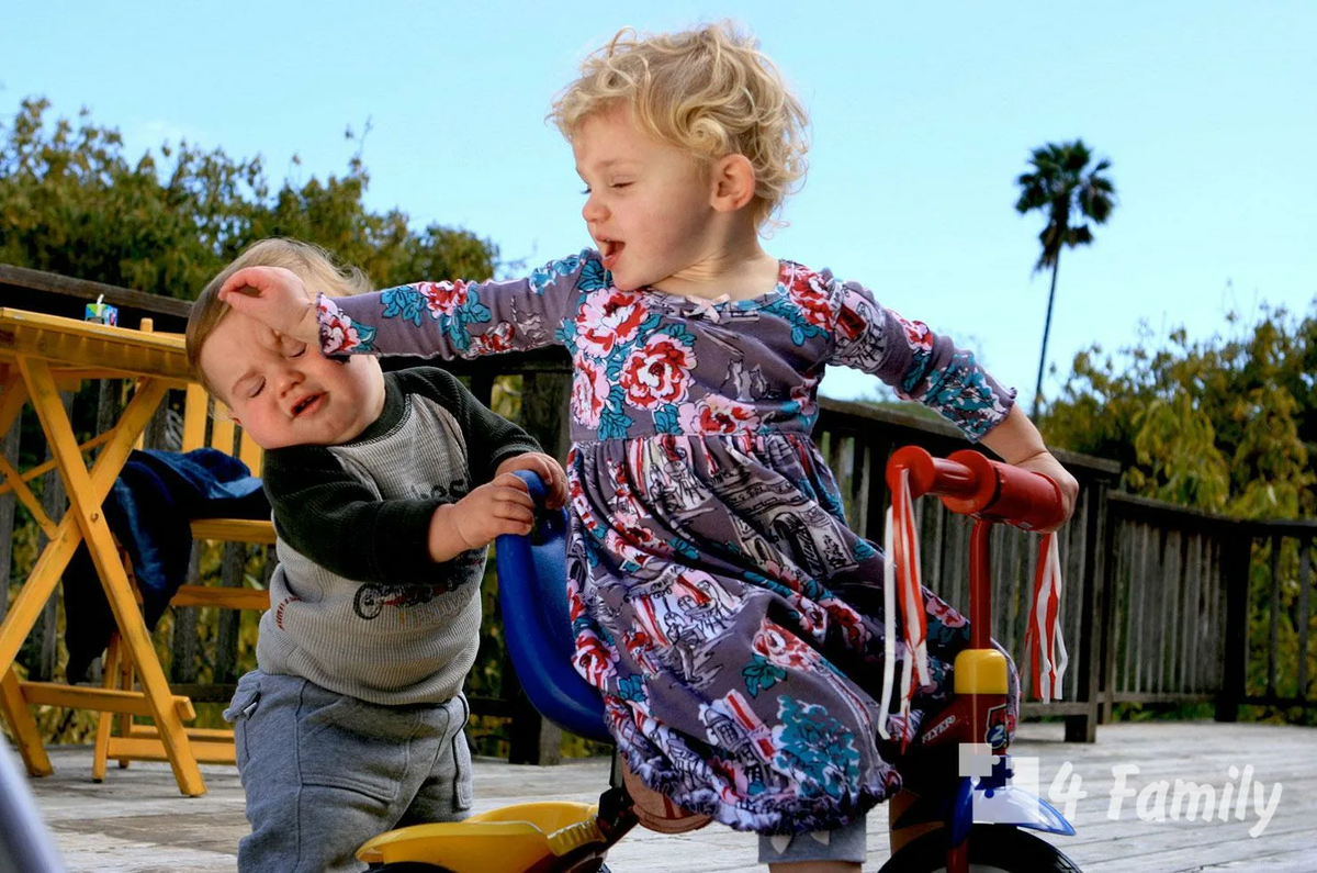 Терапевтическая сказка для ребенка, который толкается и дерется