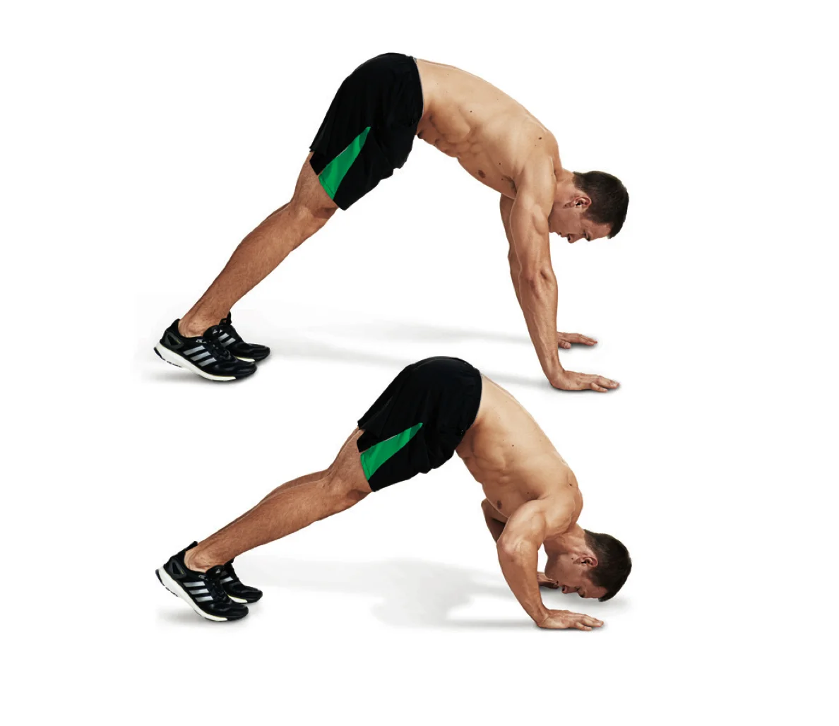 Push ups. Отжимания щучкой техника. Pike Push ups упражнение. Пайк отжимания. Отжимания нырок щуки