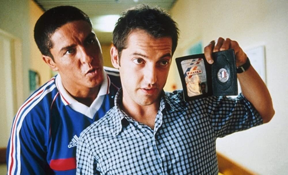 Сами Насери и Фредерик Дифенталь в фильме «Такси 2»