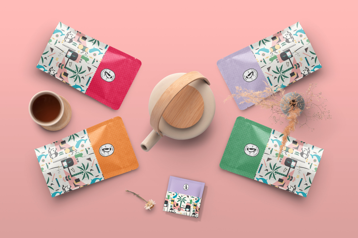 Крошечные паттерны в дизайне упаковки