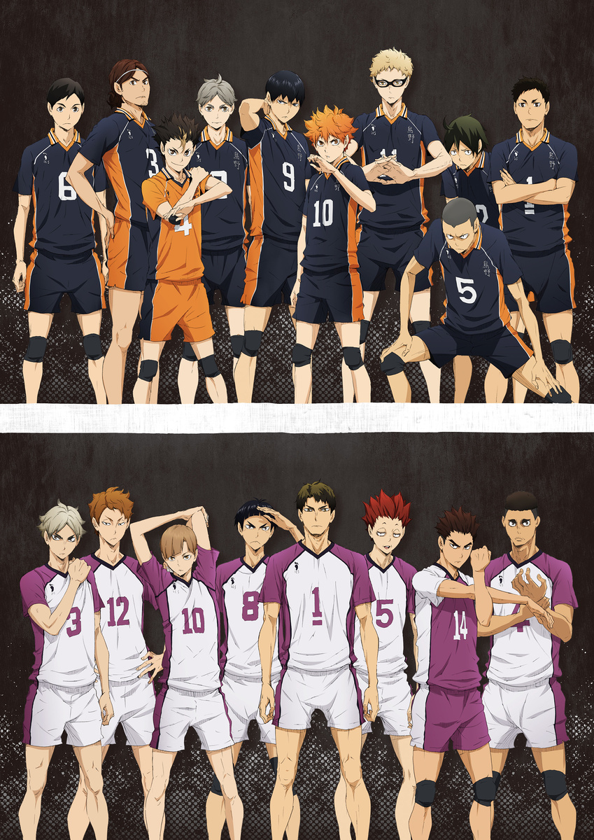 Обложка из аниме "Haikyuu!"