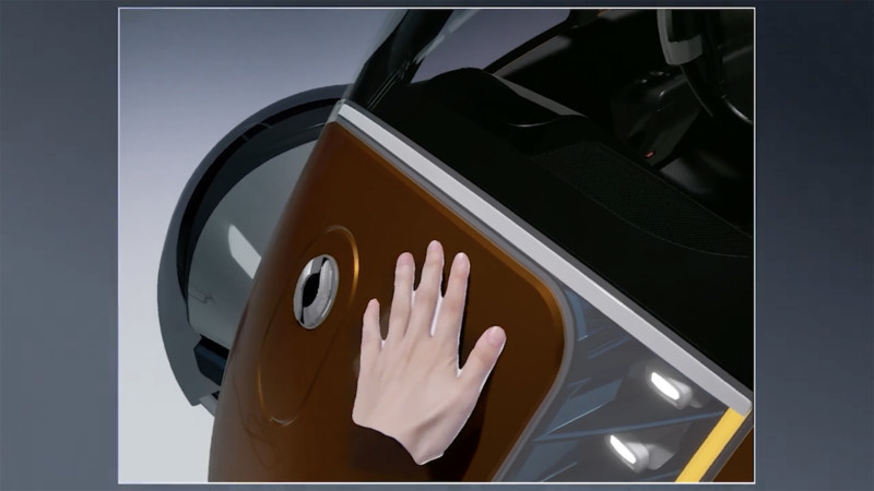 Гарнитура даёт возможность взаимодействовать с трёхмерными моделями