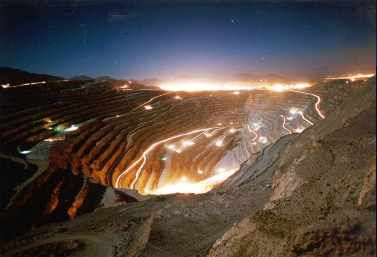 Карьер Чукикамата в Чили