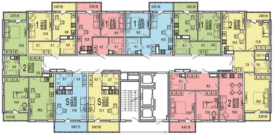 Планировки ЖК «Клевер»