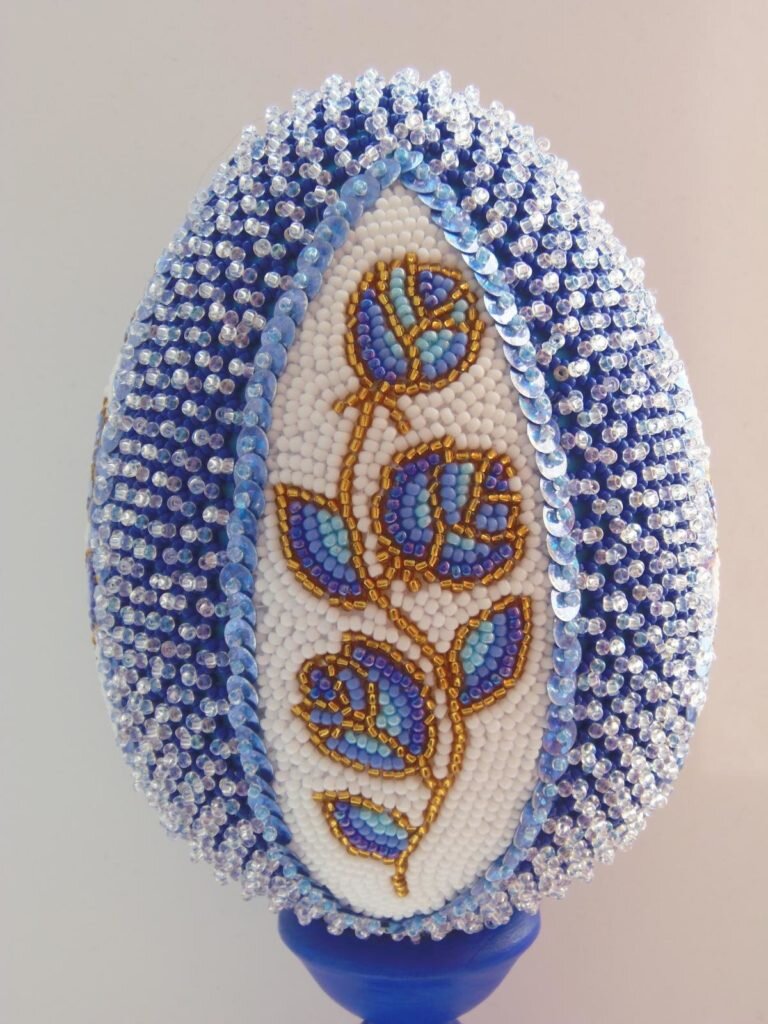 Пасхальные яйца из бисера: схемы плетения с подробными фото для начинающих