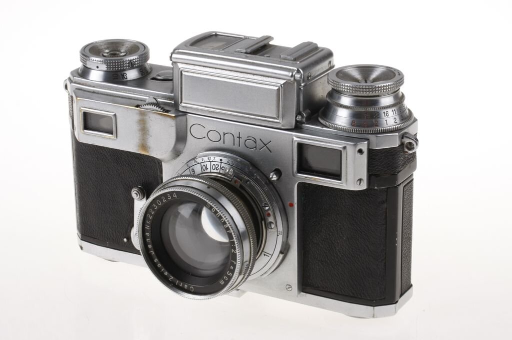 ZEISS CONTAX III Sucherkamera mit Objektiv. fk-secondhand.com