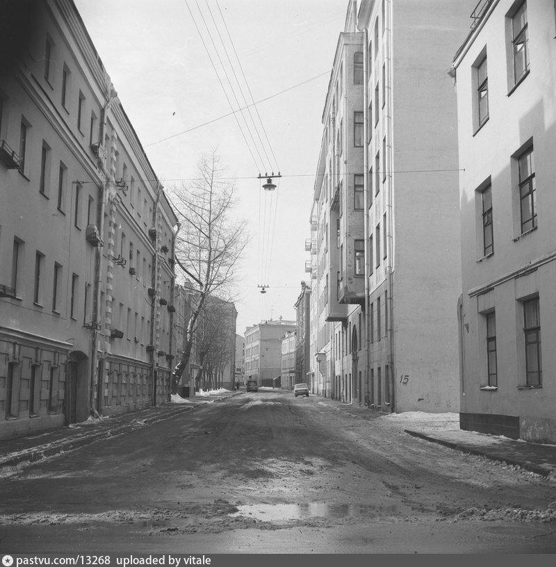 Просвирин переулок, 1982 г. Автор: Виталий Царин.