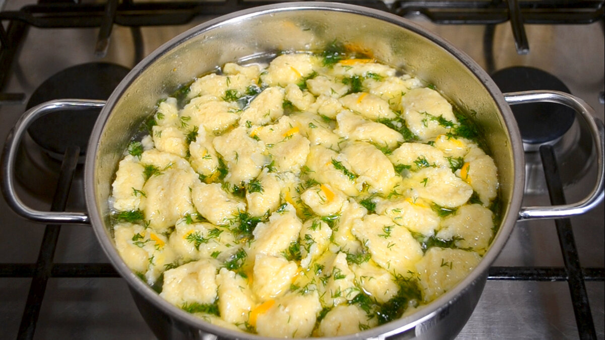 Суп картофельный с клецками, пошаговый рецепт на ккал, фото, ингредиенты - Настя