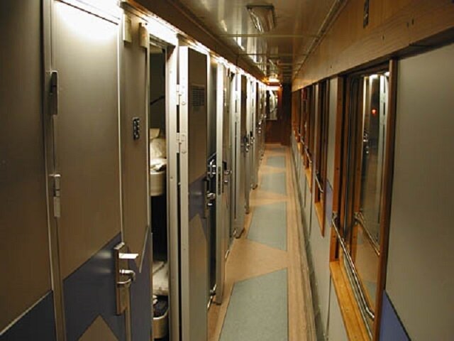    Вагон купе (cc) Bilden tagen av Fredrik Tellerup