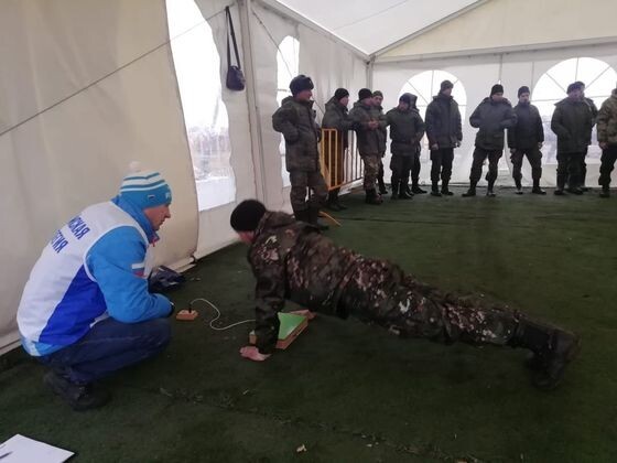    Омские мобилизованные показали свою спортивную подготовку Пресс-служба минспорта Омской области