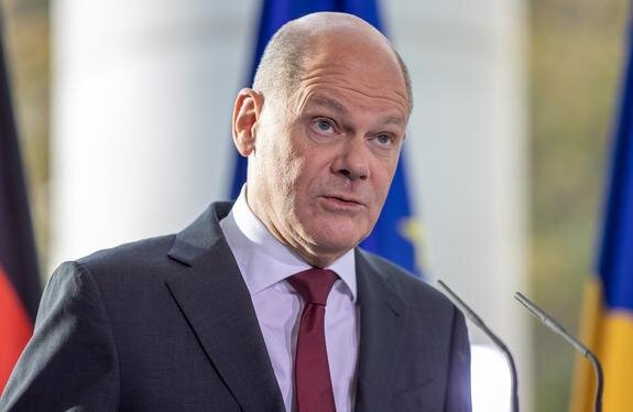    Канцлер Германии Олаф Шольц, Andreas Gora / globallookpress.com