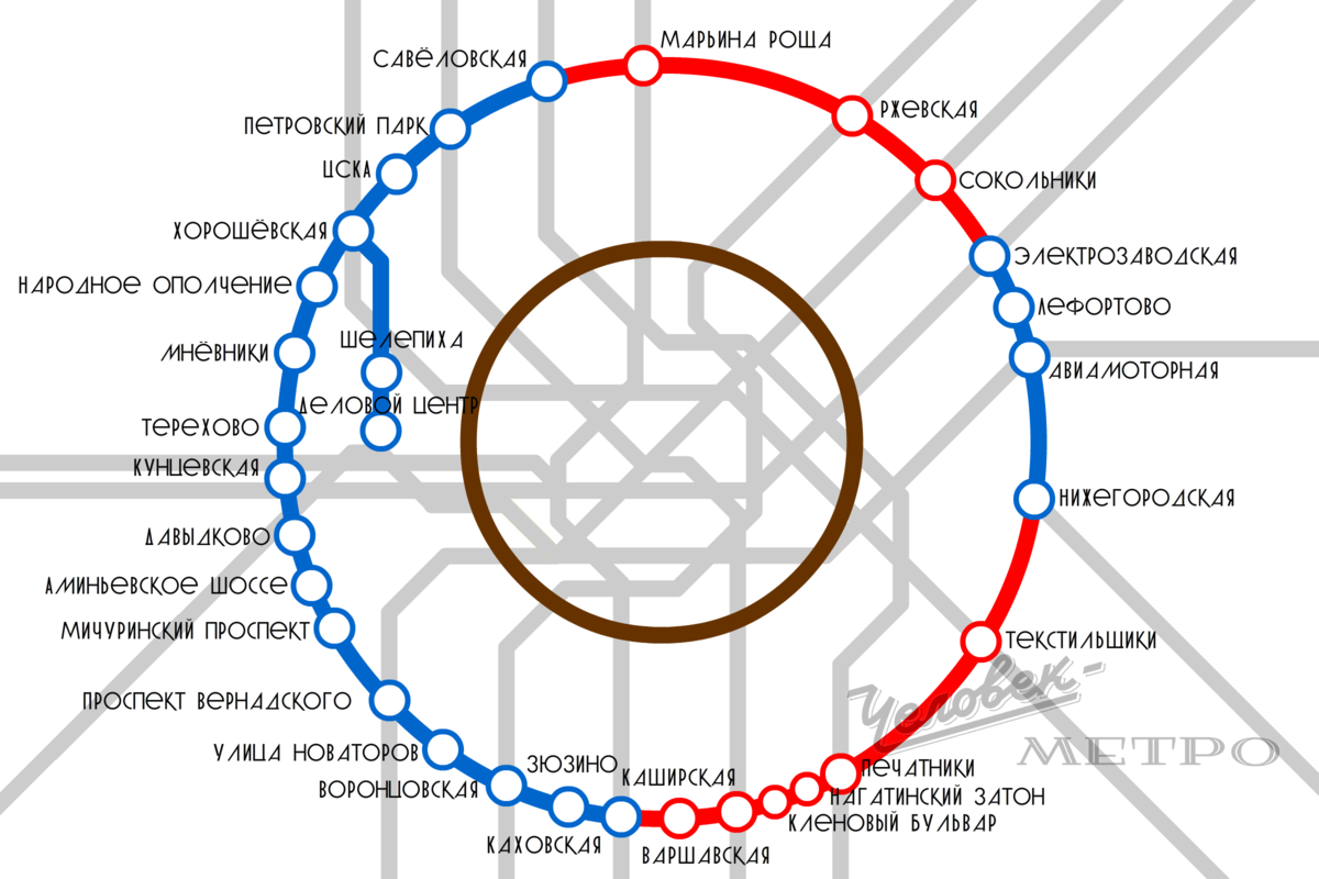 Большая кольцевая линия московского метро