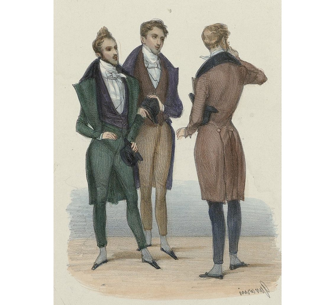 Модная гравюра из цикла "La Mode", 1831. (сс) Wikimedia Commons