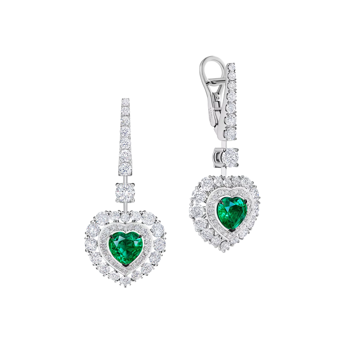 Серьги с изумрудами из коллекции Classic, CHAMOVSKIKH