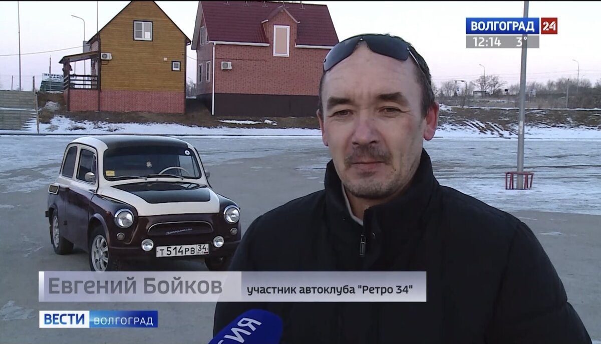 Владелец ретро автомобиля Бойков Евгений 