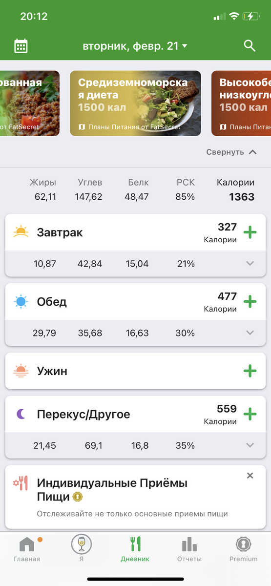 пример дневника)