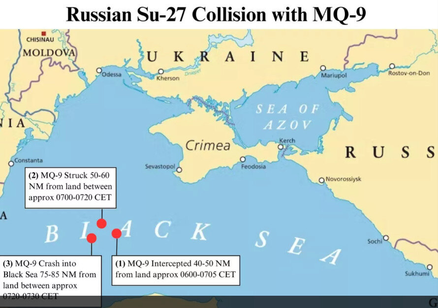 Из интернета. Карта, которую показало европейское командование ВС США.