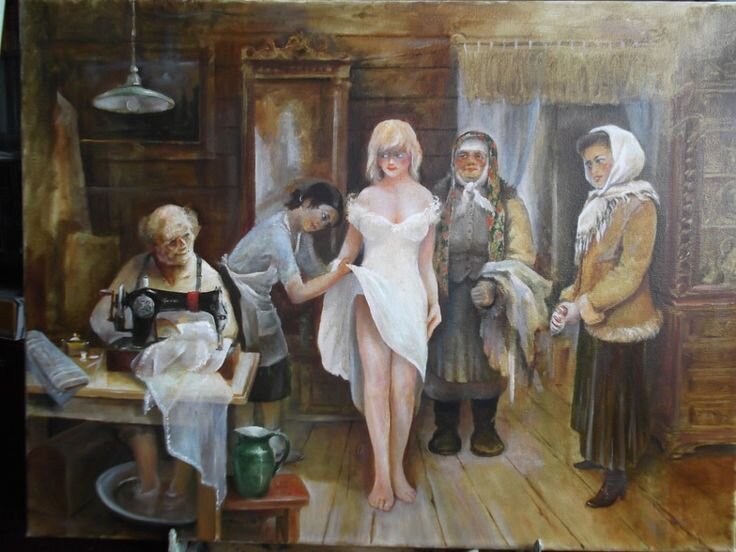 Художник Владимир Березин "Смотрины невесты".