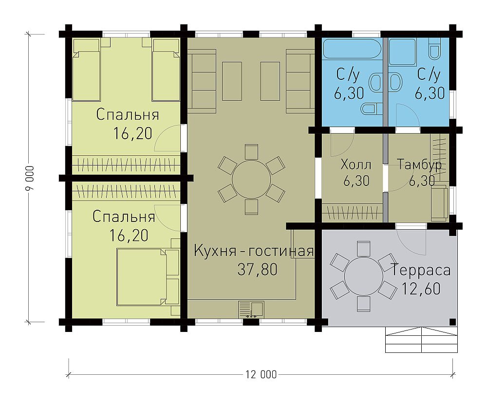 Проект дома 175 м2