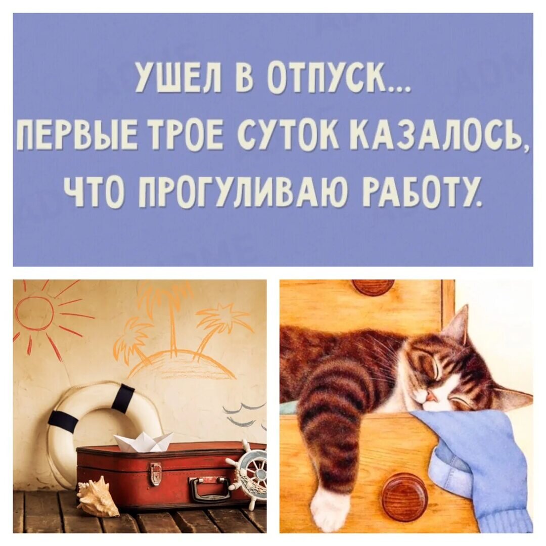 Доброе утро отпускникам прикольные картинки Ключ на старт! Отпуск начался. Записки из провинции. Дзен