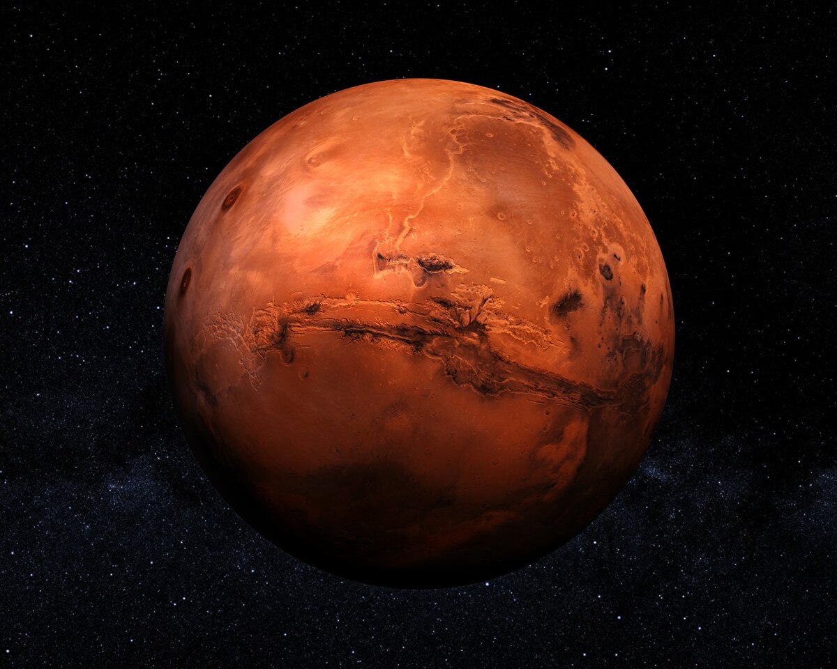 Марс в солнечной системе фото