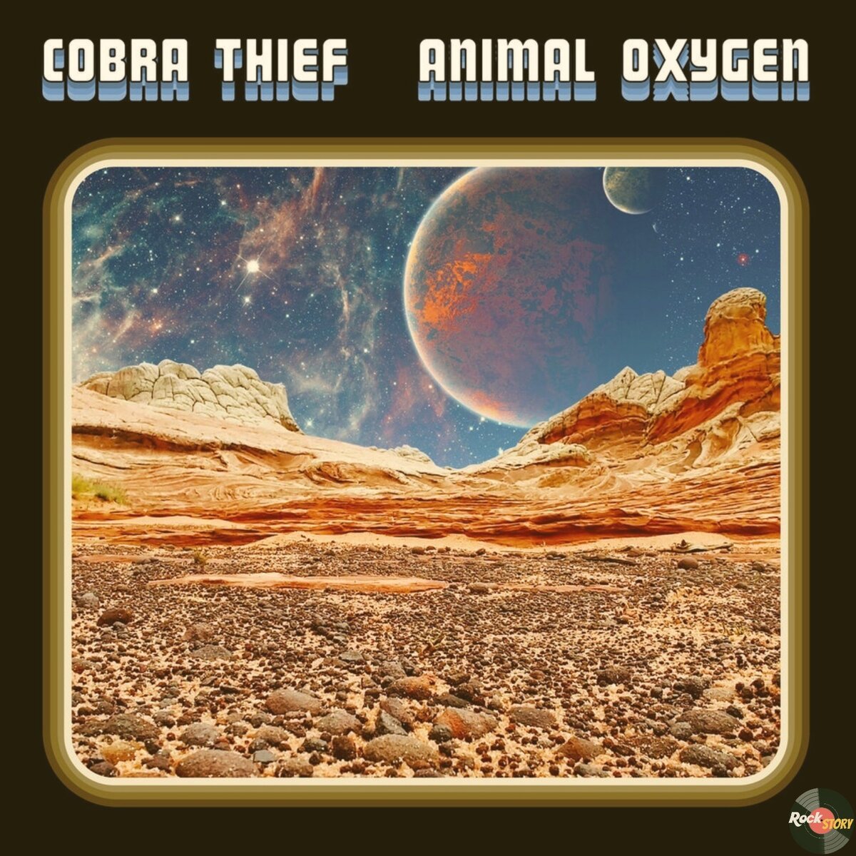 На фотографии: обложка альбома Animal Oxygen группы Cobra Thief