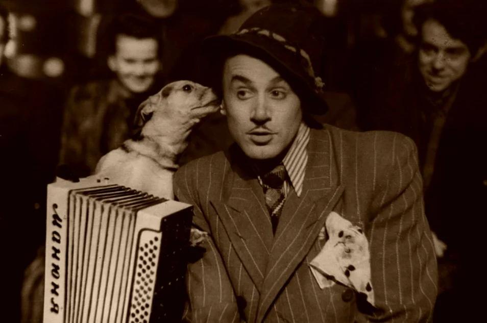 Борис Вяткин с собакой Манюней (фото из интернета)