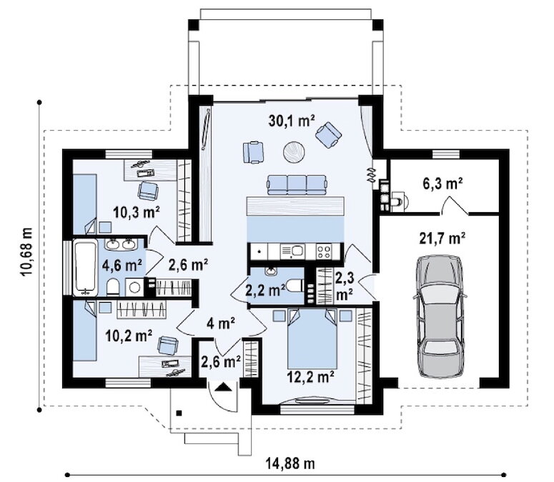 Варианты планировок, взяты из сети