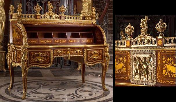 Одна из самых знаменитых моделей - бюро Людовика Пятнадцатого