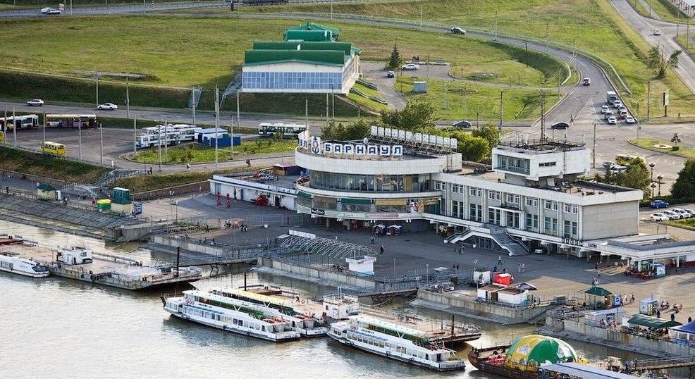 Речной вокзал г. Барнаул. Фото из свободного доступа
