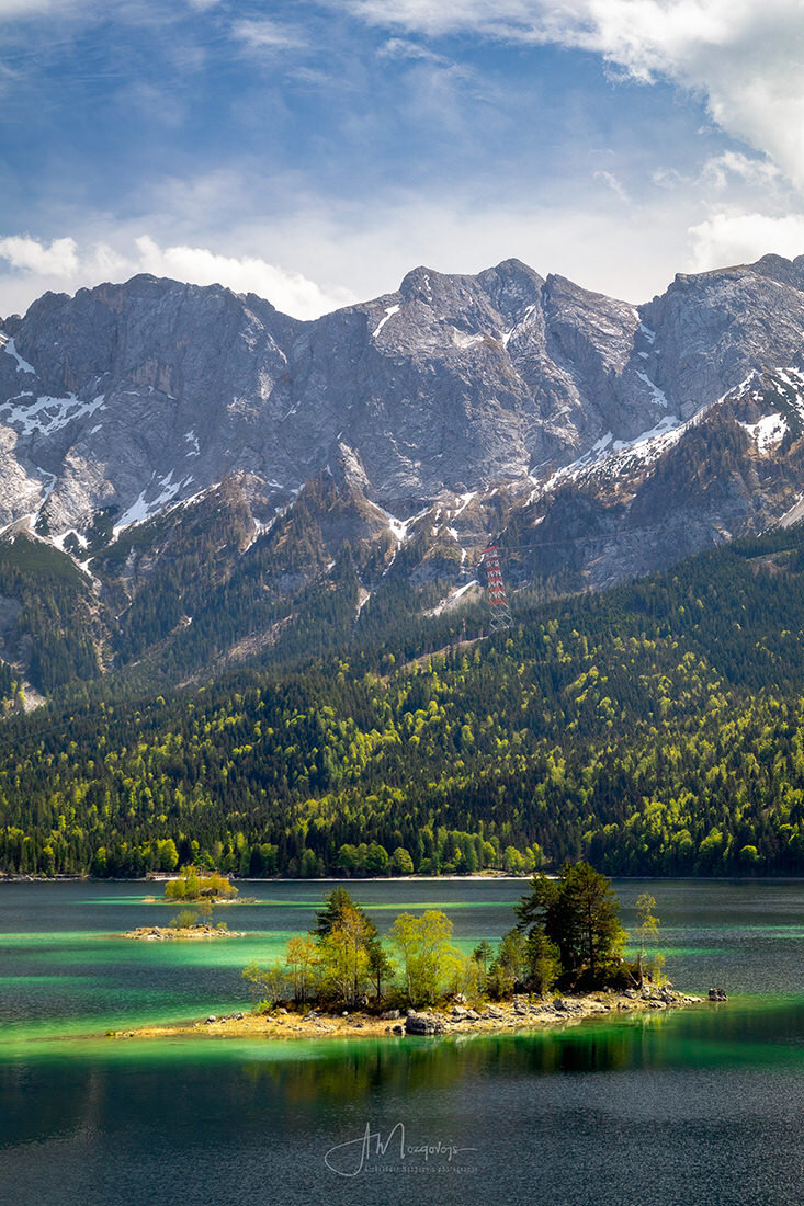 озеро Айбзе, Бавария, Германия. 