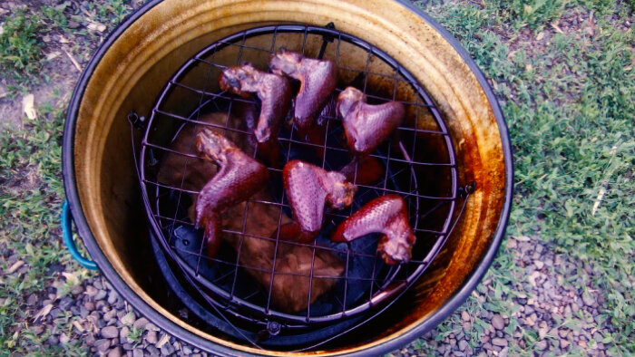 Конечный результат. Коптилась примерно час.