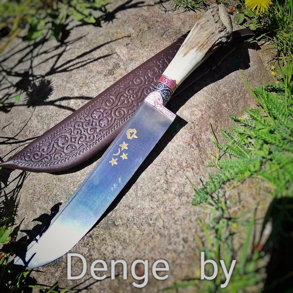 2. Нож ПЧАК НАМАГАН, большой, рукоять из рога косули