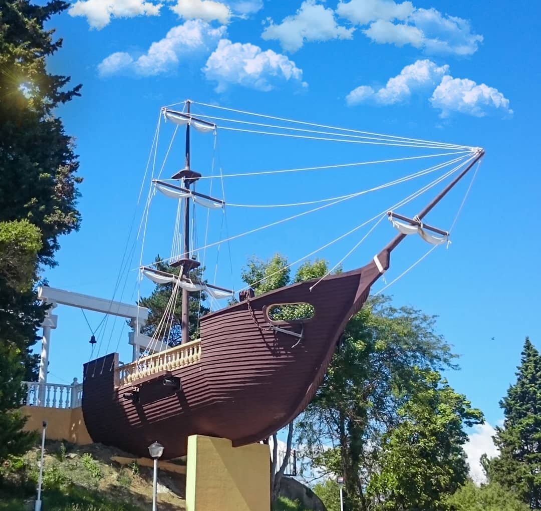 Вид с берега моря